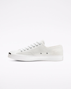 Converse Jack Purcell Canvas Férfi Rövidszárú Fekete/Fehér | AQDWPBX-HU